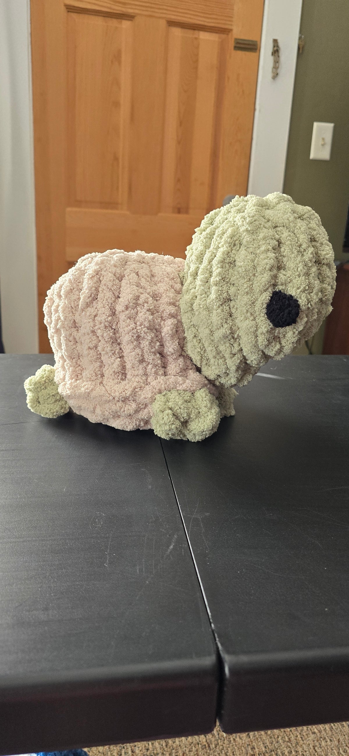 Cecil the Cozy Turtle 🐢 | Handmade Chunky Chenille Plush