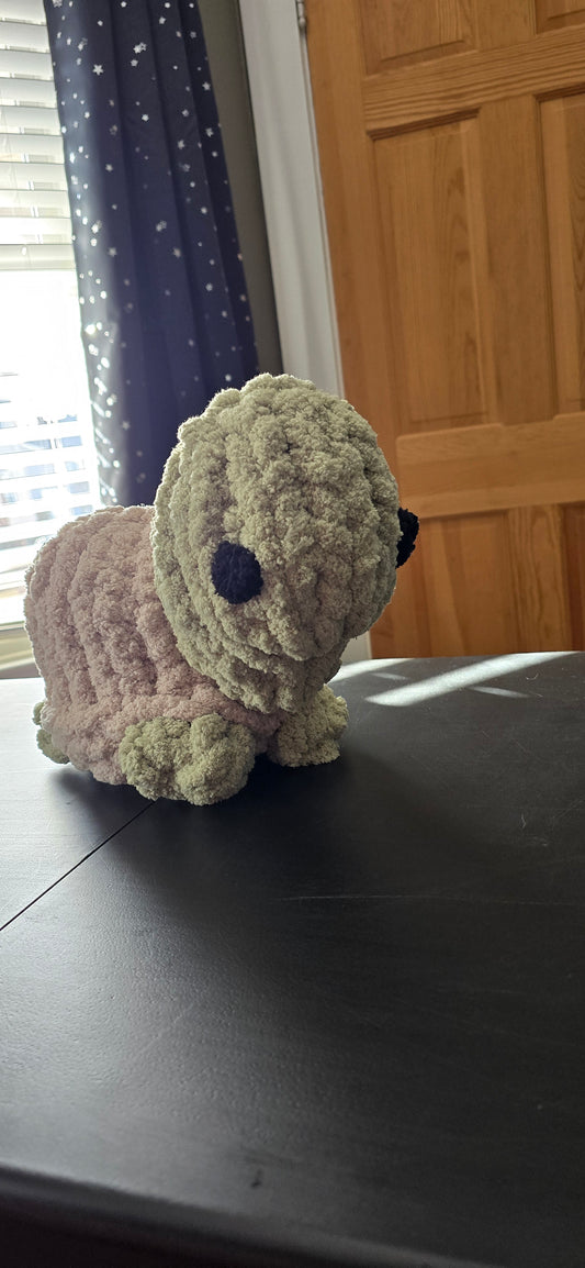 Cecil the Cozy Turtle 🐢 | Handmade Chunky Chenille Plush