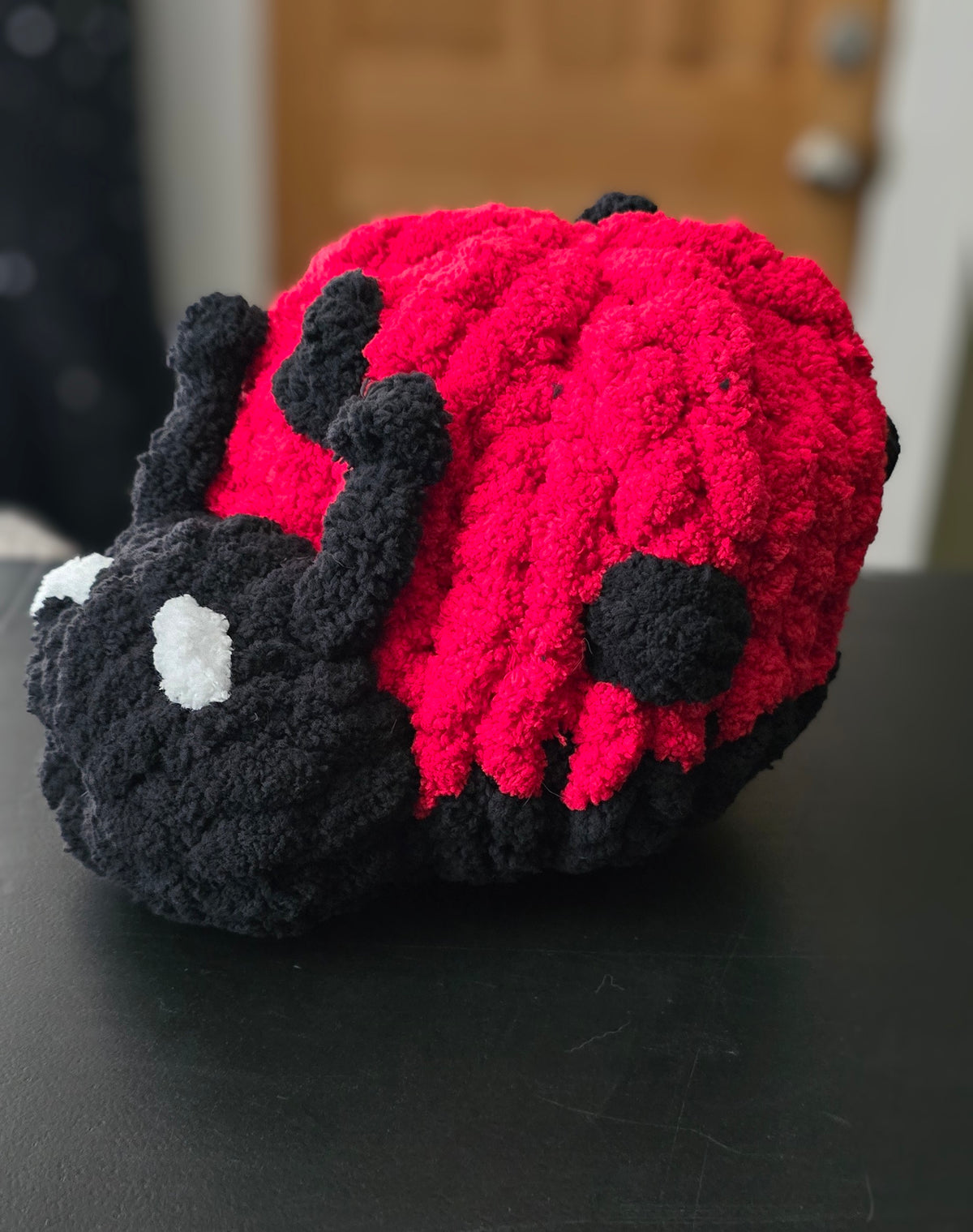 Ladybug Mandy 🐞 Cozy Plush | Handmade Chunky Chenille