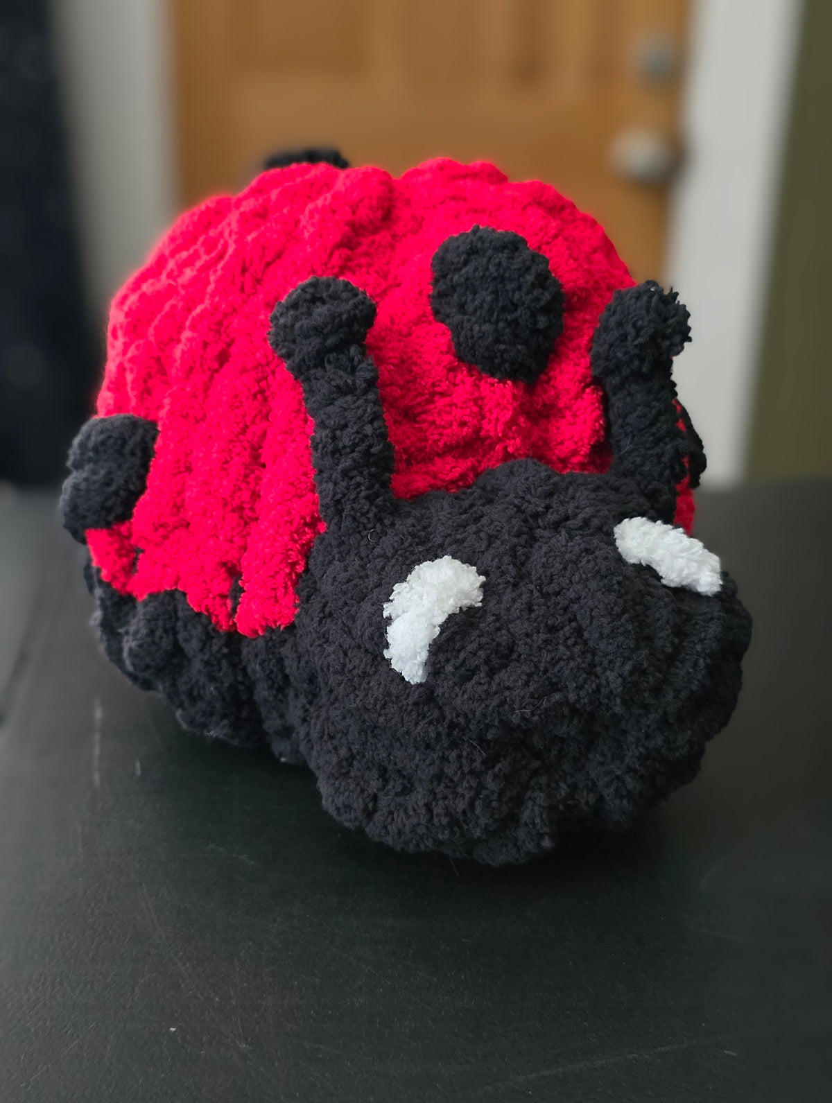 Ladybug Mandy 🐞 Cozy Plush | Handmade Chunky Chenille