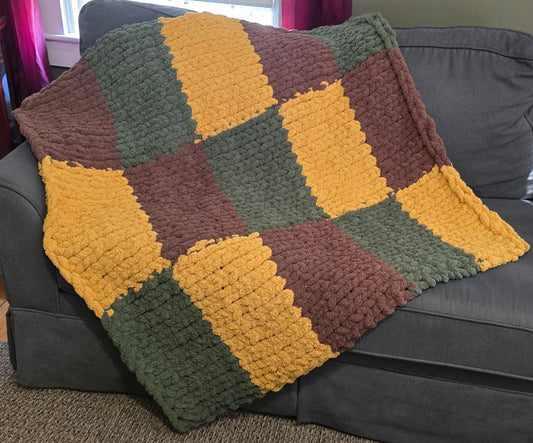Handmade Chunky Chenille Throw Blanket – 40x50